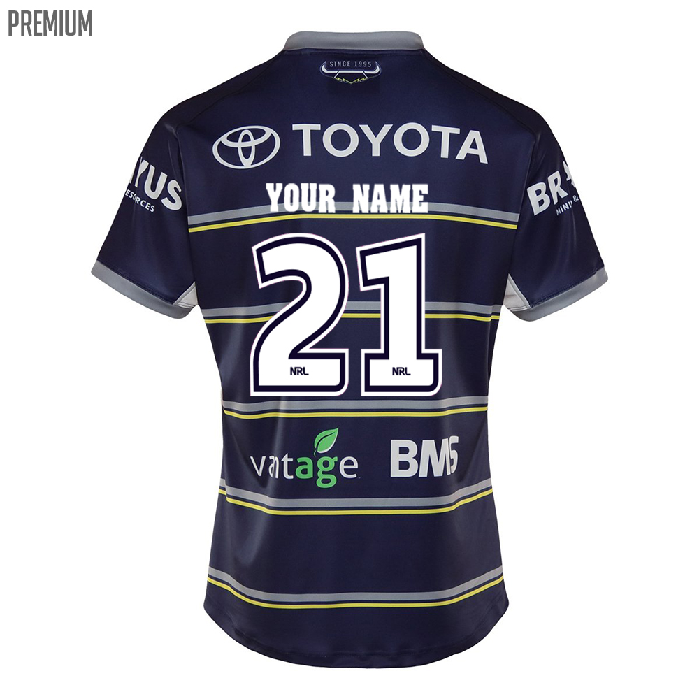 Personalised North Queensland Cowboys Jerseys - Your Jersey