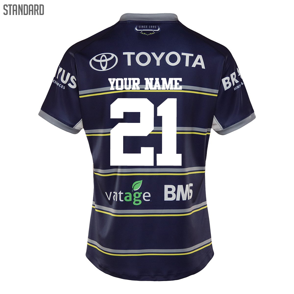 Personalise NRL North Queensland Cowboys 2021 Away Jersey