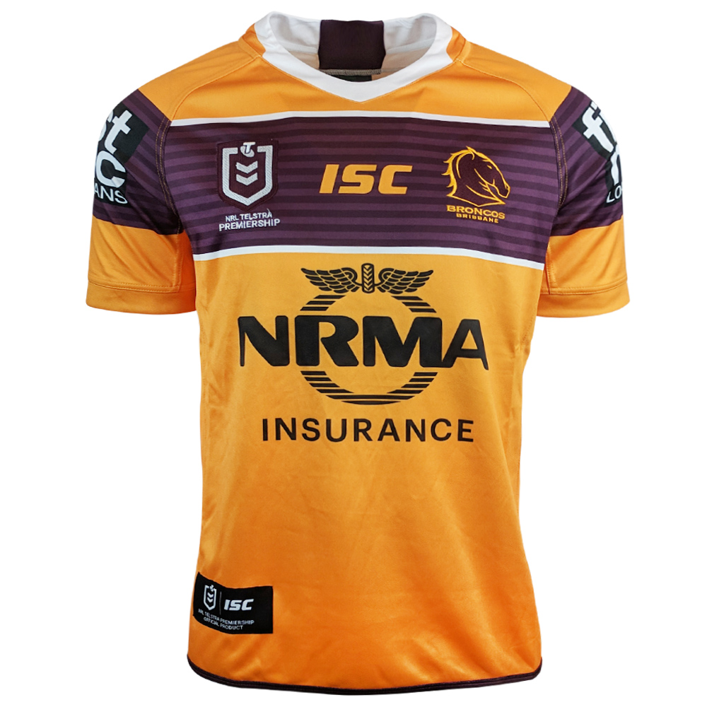 Asics Men's NRL Brisbane Broncos Indigenous 2023 Jersey in Brown