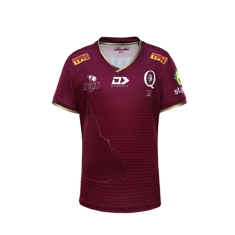 2022 Queensland Reds Mens Replica Home Jersey - Rugby Now