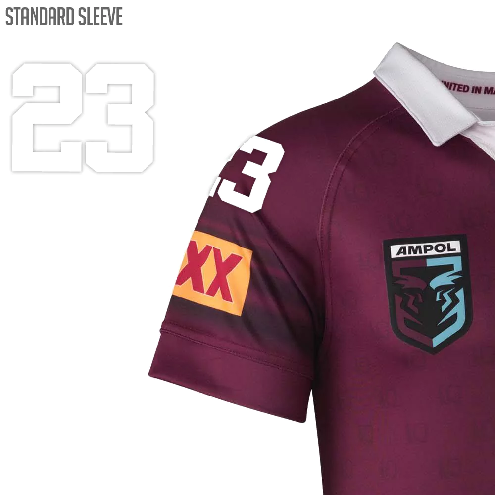 Maroon QLD Maroons State Of Origin Toddler Rugby Jersey