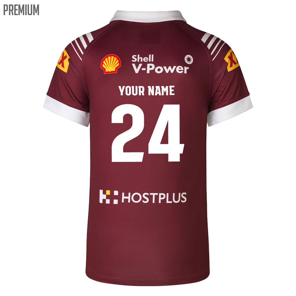 Buy 2024 Queensland Maroons State Of Origin Jersey Mens Queensland   2024 Maroons Mens Back Premium 